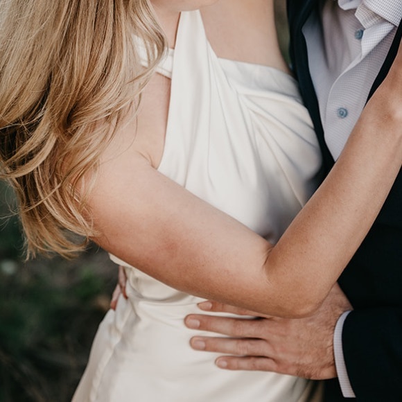 Show Me Your Mumu Jasmine Halter White Satin Midi - Picture 5 of 7